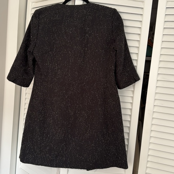 Tahari Black with white texture Dress Jacket 2 - Picture 4 of 4